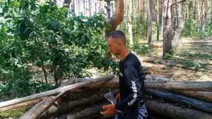 Уютный Дом В Лесу Своими Руками bushcraft