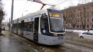 Городской пассажирский транспорт для детей: Трамвай в Москве