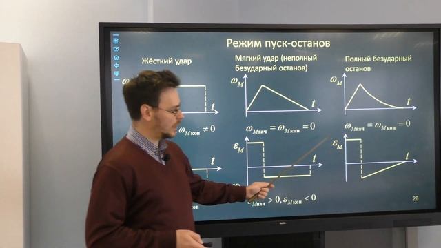 Теория механизмов и машин. Лекция: динамика неустановившихся режимов работы