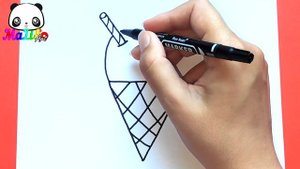 Как нарисовать милое МОРОЖЕНОЕ в стаканчике | How to draw a cute Ice cream