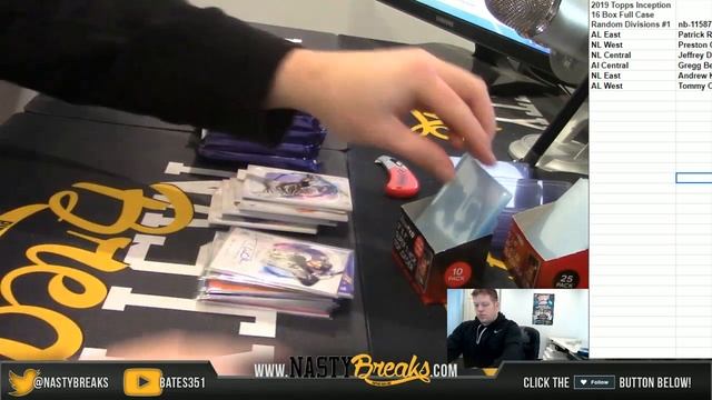 3 20 19 2019 Topps Inception 16 Box Full Case Random Divisions #1 смотреть онлайн