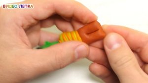 ФРАНКЕНШТЕЙН МОНСТР ЛЕПИМ ИЗ ПЛАСТИЛИНА | Видео Лепка