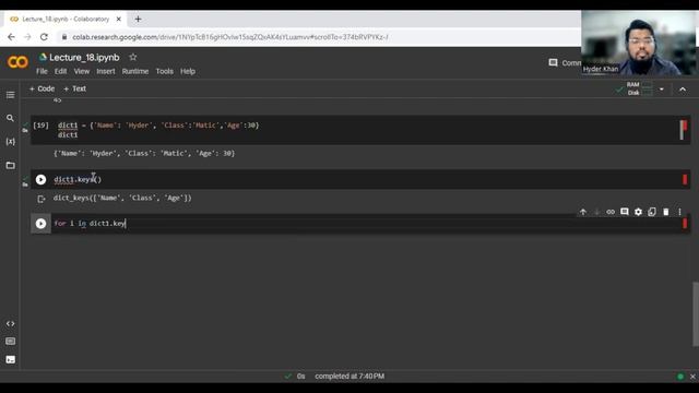 Using For Loops with Dictionaries | Complete Python Course | Hindi/Urdu | Lecture 19 смотреть онлайн