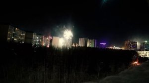 Сургут! Новогодний салют 2017-2018 timelapse