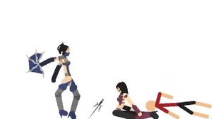 Милина(Хищница) против Китаны(Ассасин) МКXL