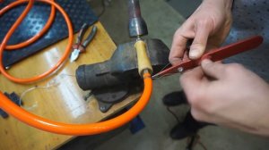 Удобная газовая горелка из рояльной лампы