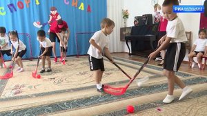 Воспитанников элистинского детского сада обучают флорболу