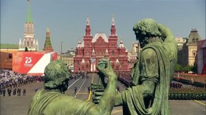 Парад 2020 года в честь 75-летия Победы в Великой Отечественной войне. В Москве на Красной площади.