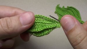 Вязание листика крючком. Красивый объёмный листик крючком. Easy To Crochet Leaf