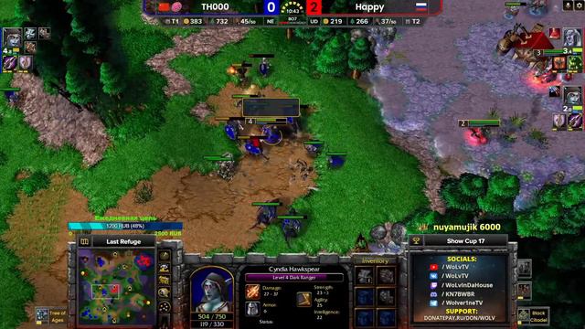 Showmatch Happy vs Th000 [Warcraft 3 Reforged] смотреть онлайн