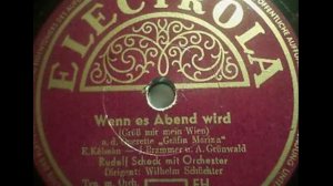 Rudolf Schock - Wenn es Abend wird - Gräfin Mariza - Kálmán 432 Hz