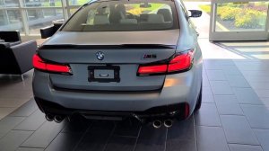 2022 F90 M5 Competition LCI M Performance Titanium Exhaust Cold Start