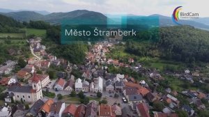 Štramberská Trúba, město Štramberk - letecké záběry