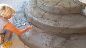 Крыльцо из артбетона г.Смоленск