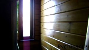Покраска брусового дома маслом Биофа. 1этаж.