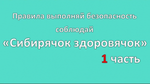 1чПравила выполняй безопасность соблюдай Сибирячок здоровячок ЧДОУ Детский сад 198 ОАО РЖД