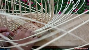 Плетение корзины С НЕСИММЕТРИЧНЫМ АЖУРОМ. КЛАССИКА ПЛЕТЕНИЯ ИЗ ЛОЗЫ, ИВОВОГО ПРУТА