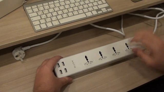 Умный сетевой фильтр AOFO smart power strip смотреть онлайн