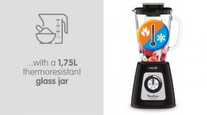 MOULINEX BLENDFORCE 2 POWELIX NOIR VERRE 800W LM435810 Blender - Productvideo Vandenborre.be