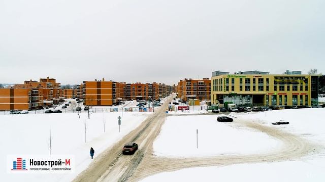 ЖК «Экопарк Горчаково» от застройщика ООО «МИСК» (аэросъемка: февраль 2018 г.) смотреть онлайн