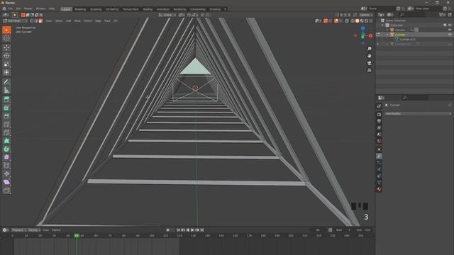 красивая анимация в blender 3d (motion graphics loop) Урок для новичков смотреть онлайн