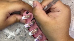 Make a full press on nails order with me ? How to make press on nails | press on nails business