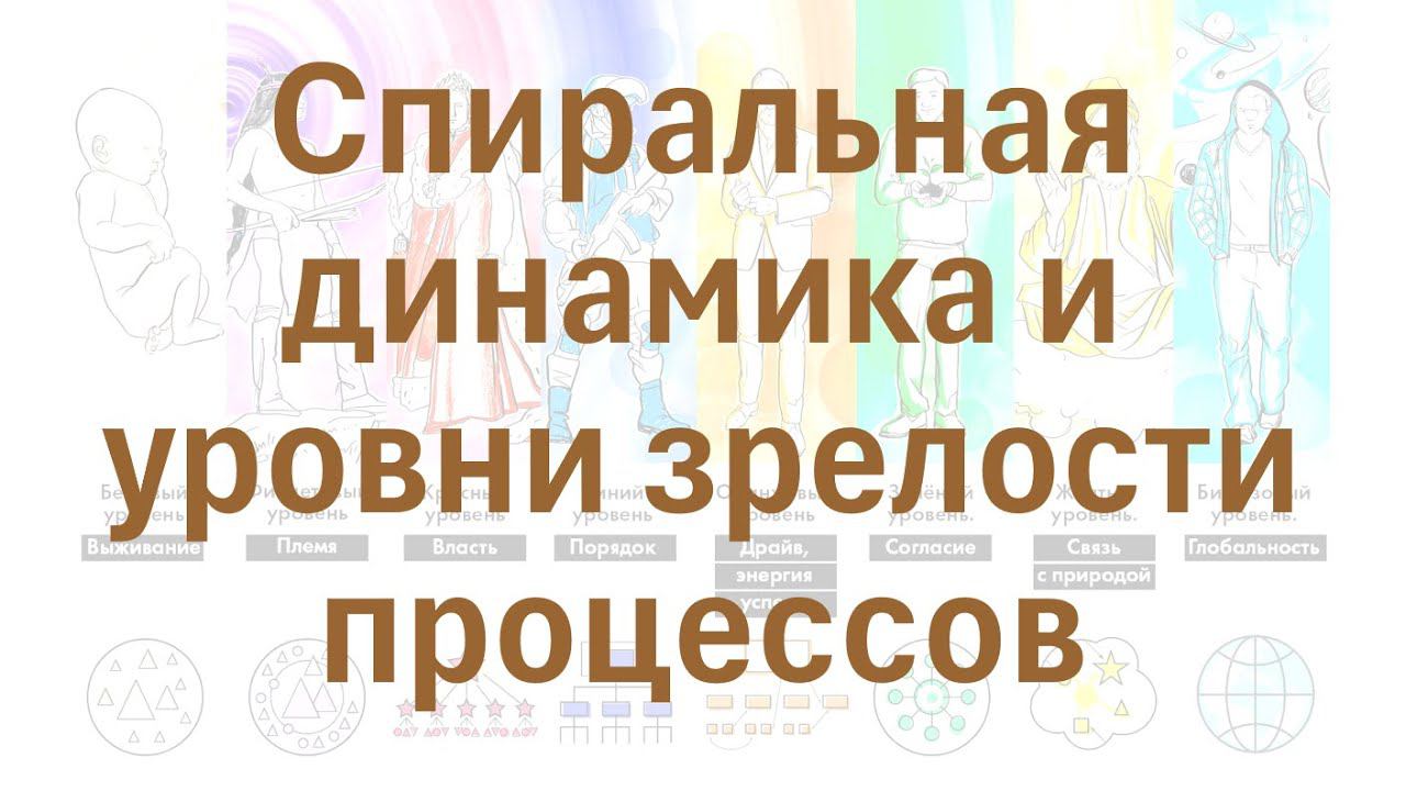 От Младенчества к Бирюзовым организациям. Спиральная динамика и уровни зрелости процессов.