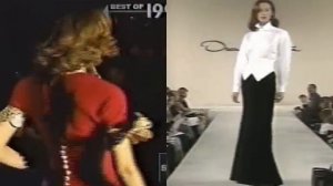 Christy Turlington on the Catwalk