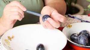 Как быстро очистить сливу от косточек