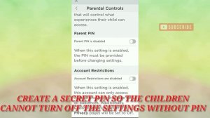How to put parental control on roblox (2022)