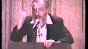 Rabbi Meir Kahana speaks at a Bnai Noach Conference 1990 #3