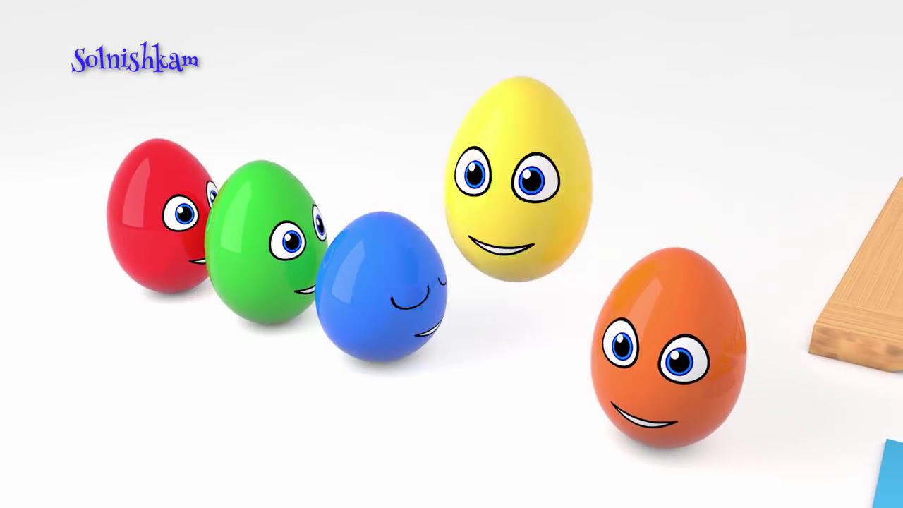 Яйца с сюрпризом и Ксилофон Учим Цвета Surprise Eggs Finger Family Развивающий м