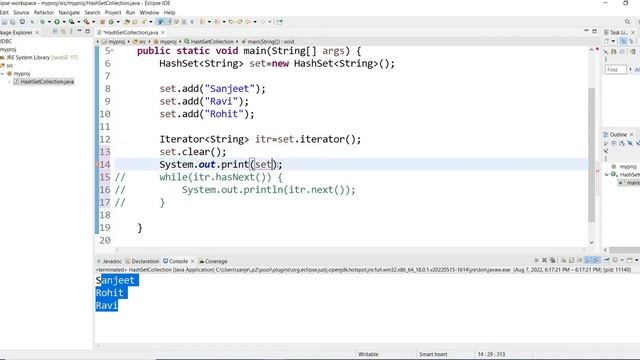 #82 Java Collections | Set | HashSet and Methods