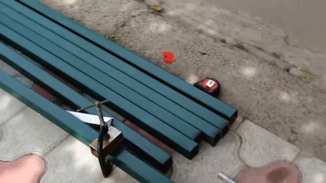 Забор из профнастила часть 2