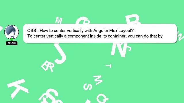CSS : How to center vertically with Angular Flex Layout? смотреть онлайн