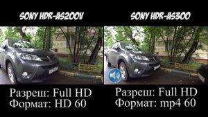 Sony HDR-AS300 vs Sony HDR-as200v