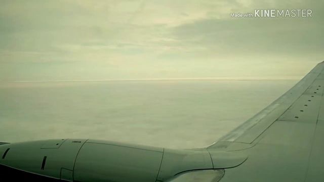 Процесс перелёта в Питер. Вид с самолёта. смотреть онлайн