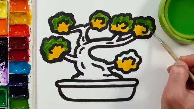 Рисуем фломастерами. Простой милый рисунок. Рисование для детей смотреть онлайн