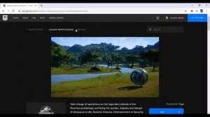How to Download Jurassic World Evolution for FREE on PC at Epic Games Store ???