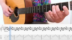 Уроки гитары - Урок 1, упражнение 3 | Strings and Things