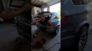 Полировка задних фонарей Х5 Е70.