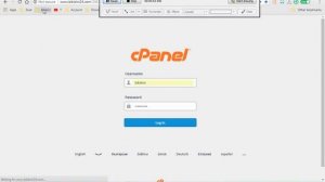 Cpanel login invalid