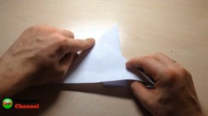 Оригами. Оригами летающая птичка из бумаги. Origami flapping bird
