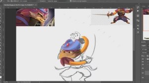 Pangolier - Ilustración en Photoshop (Dota 2)