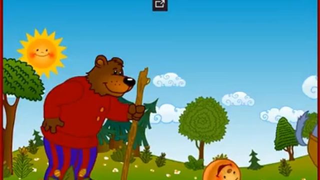 Сказка "колобок" учимся считать..The tale "Kolobok" learn to count.