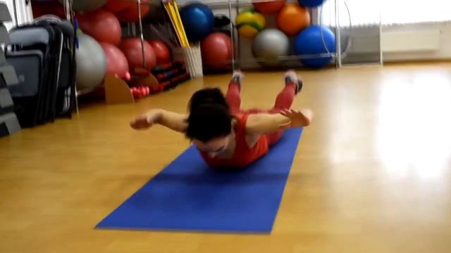 Упражнения для укрепления мышц спины. Часть 2. Фитнес ТВ