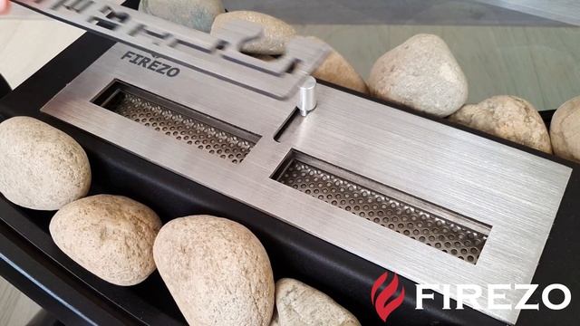 Напольный Биокамин со стеклом Firezo Diametro (Фирезо Диаметро). Видео от Биокамин.рф смотреть онлайн