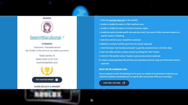 Roblox $25 Gift Card Giveaway Winner! смотреть онлайн