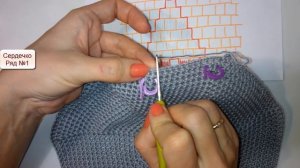 Летний Весенний берет Филейное вязание крючком для начинающих Сердечки