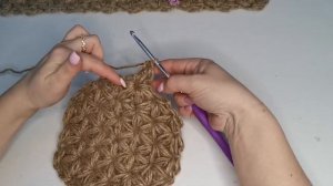 Салфетка (подставка) из джута за 3 часа своими руками.